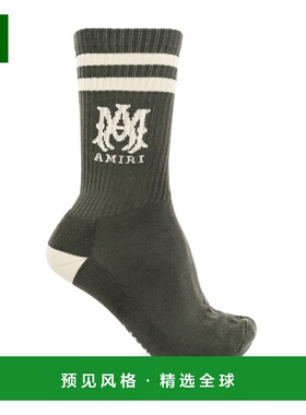 1h可退 香港直邮AMIRI 男士袜子 AMACSK10260326 AW2025 灰色 Soc