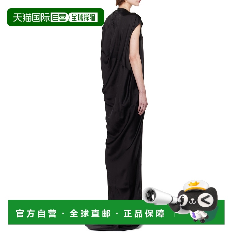 香港直邮Rick Owens 方领连衣裙 RP01E7505SCH