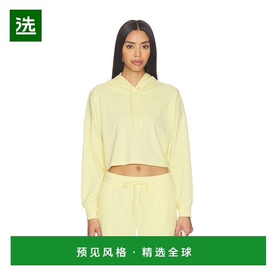 1h可退 香港直邮beyond yoga 女士 Breathe 舒适罗纹短款连帽衫 R