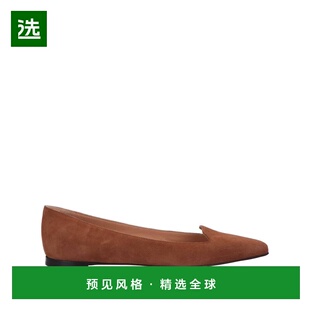 香港直邮Sergio Rossi 塞乔·罗西 女士 乐福鞋 brown棕色 舒适时