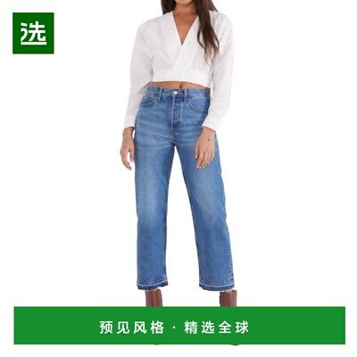 1h可退 【美国直邮】ETICA Tyler Straight Crop高腰直筒休闲裤