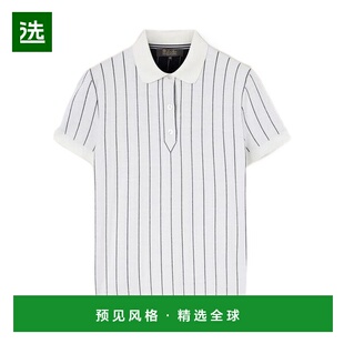 POLO衫 条纹羊毛针织短袖 FAM8135 Piana 香港直邮Loro