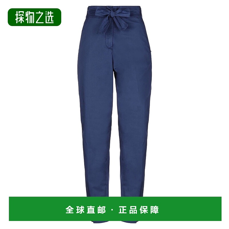 香港直邮Sportmax 斯宝麦斯 女士 休闲长裤 blue蓝色 舒适时尚