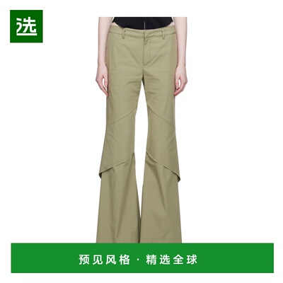 香港直邮Dion Lee 女士休闲裤 C2161F23SAGE AW2023 花色 垂坠拼