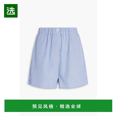 1h可退 香港直邮The Frankie Shop 女士 条纹牛津短裤 BSHLUI833L