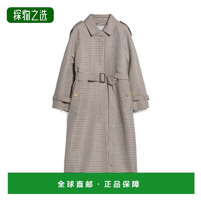 香港直邮Max Mara PITRENCH提花斗篷风衣 9021133706新款
