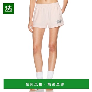 1h可退 香港直邮SPORTY & RICH 女士 Health Script 迪斯科短裤 S