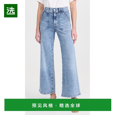 1h可退 香港直邮Frame Denim 女士 时尚口袋牛仔裤  舒适时尚
