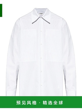 香港直邮Jil Sander 长袖条纹衬衫 J24DL0104-J45175
