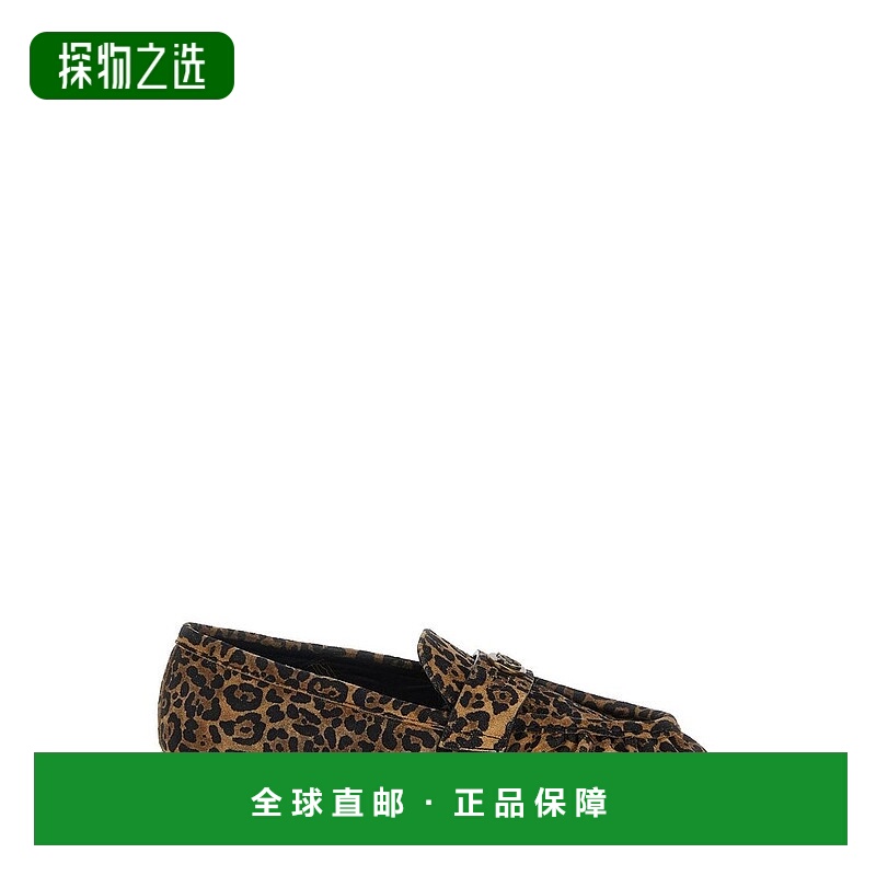 香港直邮Pinko 品高 女士 豹紋平底樂福鞋 SD0435P088