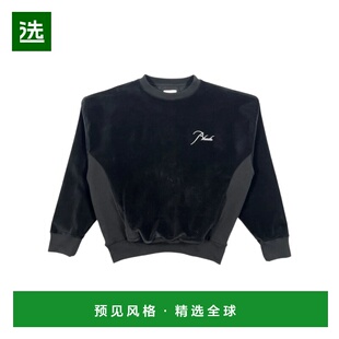 香港直邮RHUDE 男士卫衣 RHFW25ST020411014 AW2025 黑色 长袖运