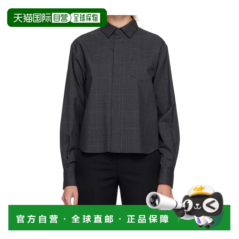 香港直邮Sacai Glen Check 衬衫 2508034