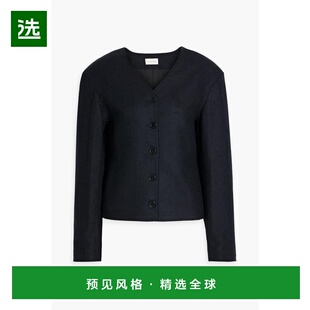 1h可退 【美国直邮】LOULOU STUDIO Vega拉毛羊毛混纺短外套