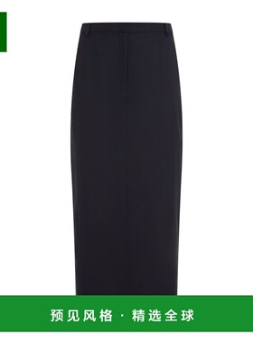 香港直邮THEORY 女士半身裙 O0801304G4K AW2024 蓝色 Midi Skirt