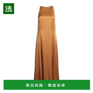 1h可退 香港直邮LOULOU STUDIO 女士 长款连衣裙 brown棕色 舒适