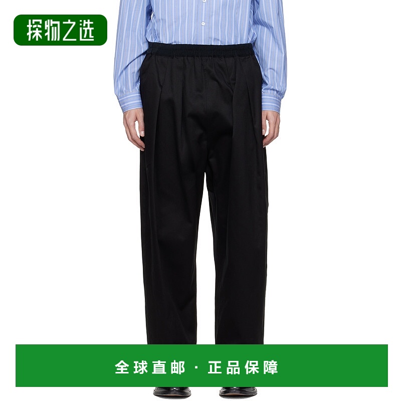香港直邮Maison Margiela 马丁·马吉拉 男士 黑色长裤 S30KA0626