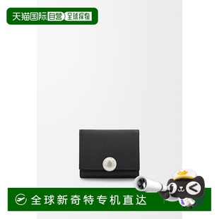 1h可退 粒面小牛皮卵石色三折钱包 欧洲直邮LOEWE 罗意威