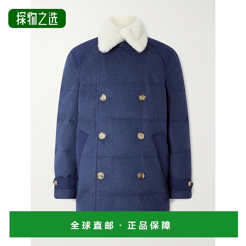 香港直邮Brunello Cucinelli 布内罗·古奇拉利 男士 双排扣皮毛