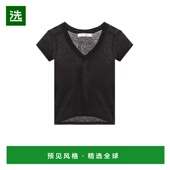 女士衬衫 WF19RODEO0BLACK AW2021 香港直邮IRO 黑色 V领T恤