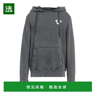 1h可退 【美国直邮】TRUE RELIGION 纯色印花连帽卫衣 男装 100