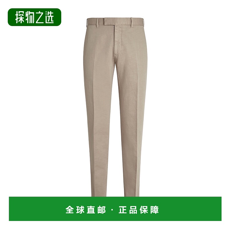 香港直邮Zegna 腰带环休闲裤 UFI37A9TN10
