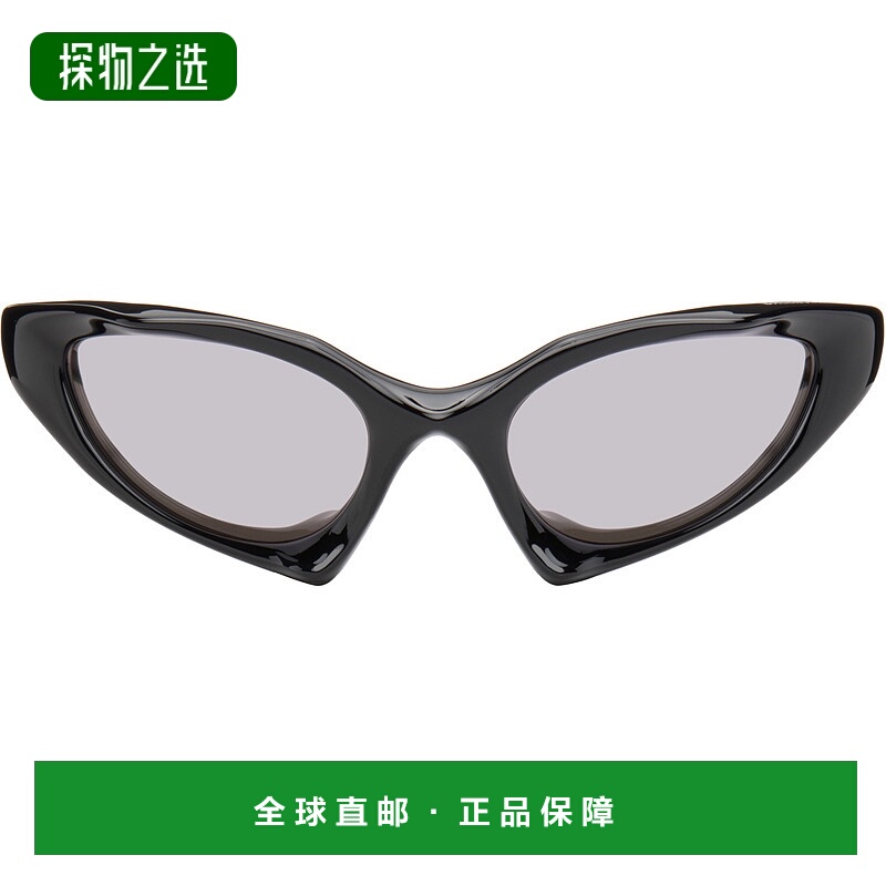 1h可退 香港直邮Balenciaga 巴黎世家 女士 黑色 Runner Cat 太阳