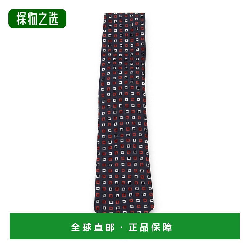 1h可退 香港直邮Zegna 杰尼亚 男士 傑尼亞印花領帶 Z2D04TA21P8