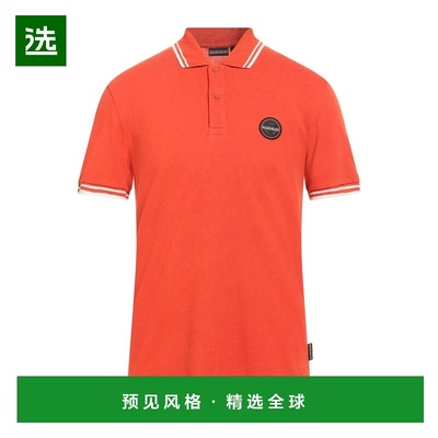 1h可退 香港直邮Napapijri 男士 Polo衫 orange橙色 舒适时尚