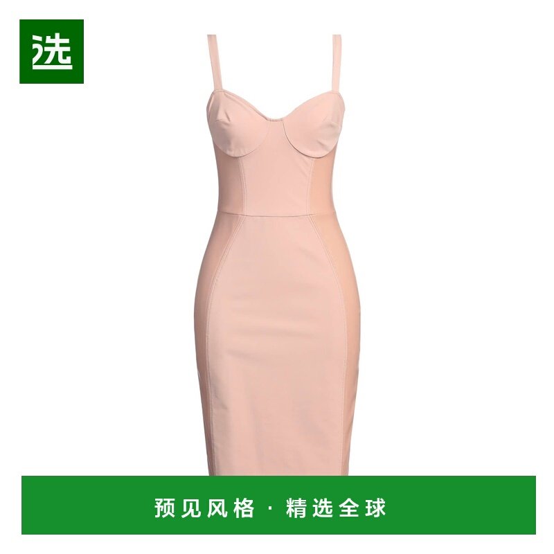 1h可退 香港直邮Elisabetta Franchi 女士 短款连衣裙 pink粉色,女装/女士精品,连衣裙,淘宝优惠券,粉丝福利购,淘宝优惠卷