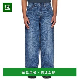 香港直邮Alexander Wang 亚历山大·王 男士 蓝色 Relaxed Graphi