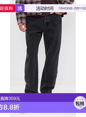 1h可退 香港直邮Obey 男士 Hardwork 牛仔裤 black黑色 舒适时尚