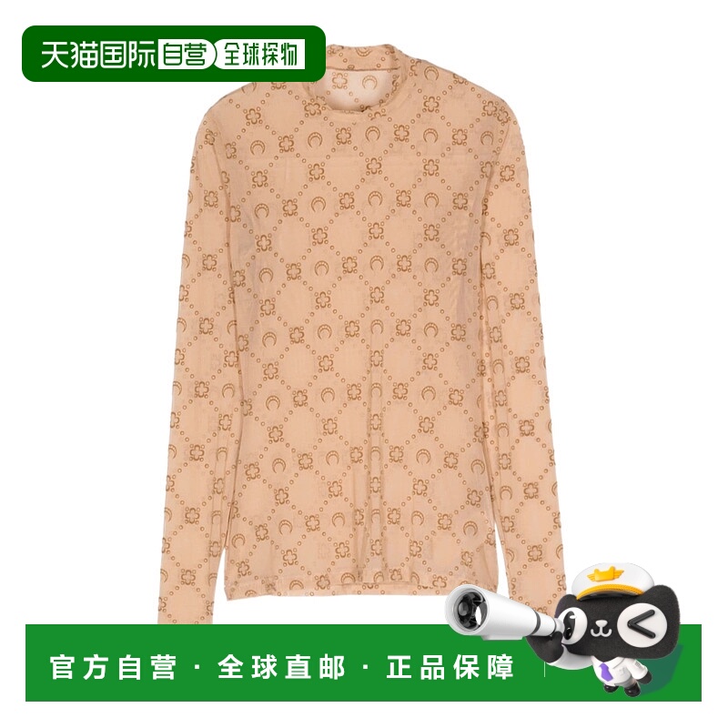 1h可退 香港直邮Marine Serre 女士 长袖罩衫 WTO388ACJER0005