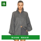 拉链针织开衫 1h可退 2025367 女士 Marly 香港直邮LISA YANG
