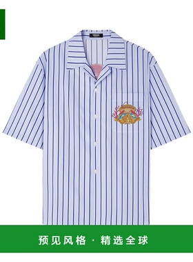 香港直邮Versace 条纹衬衫 10202931A14954短袖