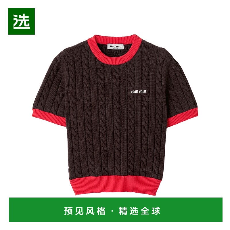 香港直邮Miu Miu 羊毛和棉质针织毛衣 MML02J18YHSOOO