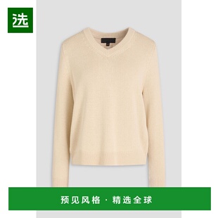 1h可退 香港直邮NILI LOTAN 女士 Priya 棉质真丝混纺毛衣 81054Y