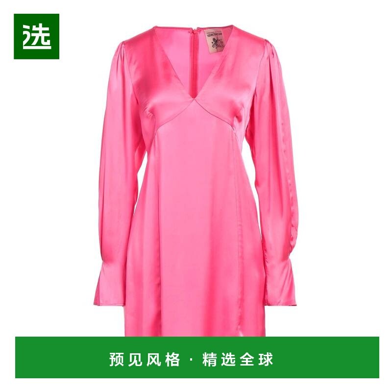 1h可退 香港直邮Semicouture 女士 短款连衣裙 pink粉色 舒适时尚,女装/女士精品,连衣裙,淘宝优惠券,粉丝福利购,淘宝优惠卷