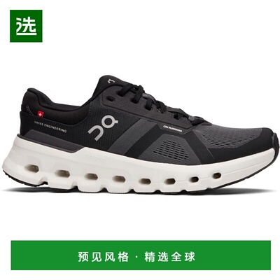 1h可退 香港直邮On 男士 黑色 Cloudrunner 2 运动鞋 3ME10140264