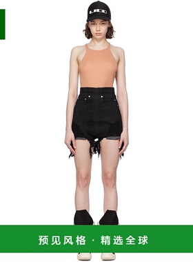 1h可退 香港直邮rick owens 瑞克·欧文斯 女士 黑色 Dirt Cutoff