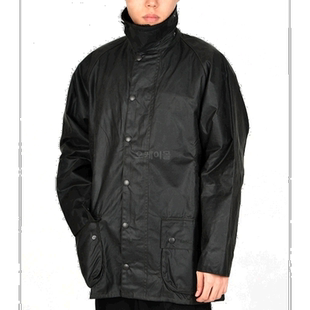 韩国直邮Barbour Beaufort Waxed Cotton Jacket - Sage Green 蜡