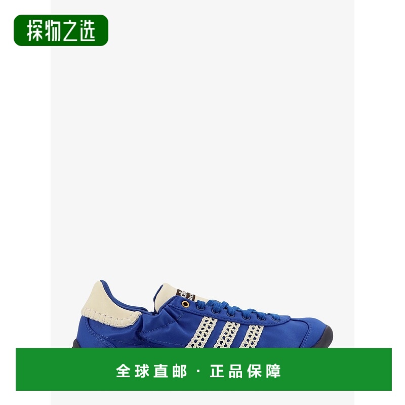 香港直邮adidas 阿迪达斯 女士 iconic bands 绸缎侧边运动鞋 JR1