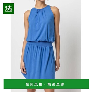 1h可退 【美国直邮】Lilla P|里维埃拉 (Riviera) 褶饰圆领连衣裙