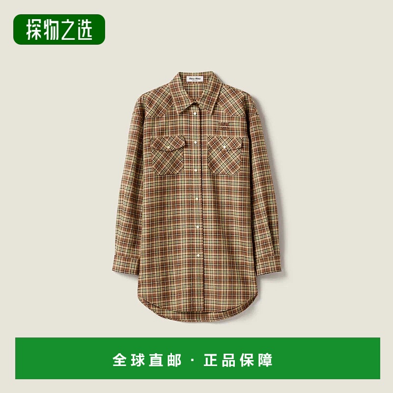 1h可退 欧洲直邮MIU MIU 缪缪 25秋冬 MK1969_174R_F0C59_S_OOO