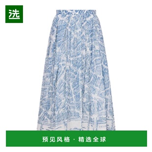 351J90A3294迪奥半身裙a字裙 百褶裙 香港直邮Dior 中长款