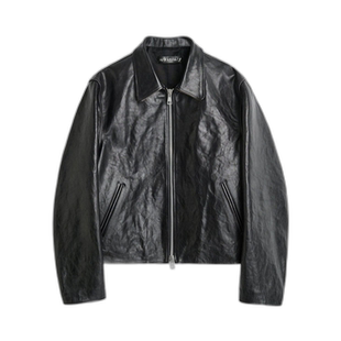 香港直邮Our Legacy 长袖皮夹克 M4239MTD皮衣