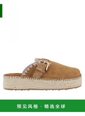 香港直邮MOU 女士拖鞋 MUSW641000ACOG SS2025 花色 圆头穆勒鞋