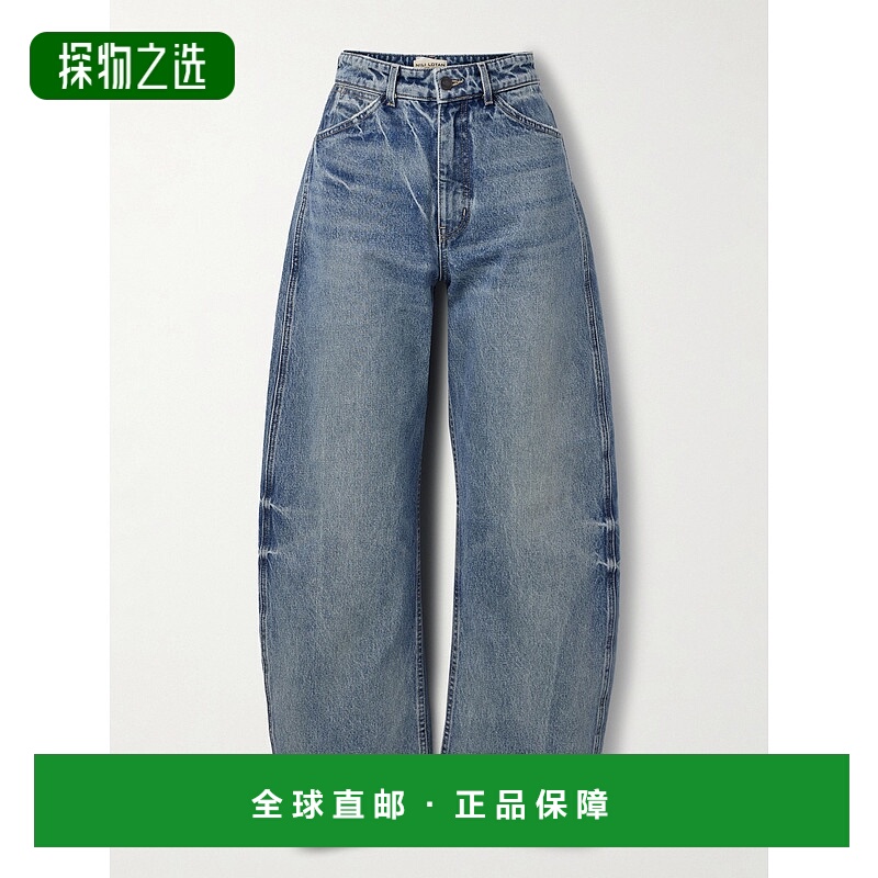 香港直邮NILI LOTAN 女士 Otis barrel-leg 中腰牛仔裤 12840W120