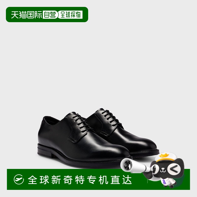 欧洲直邮HUGO BOSS雨果BOSS BLACK Dressletic 皮革德比鞋
