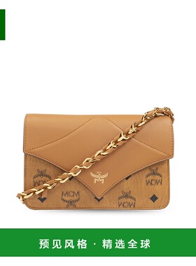 欧洲直邮MCM 女士斜挎包MWRESAK02CO0COGNAC单肩包