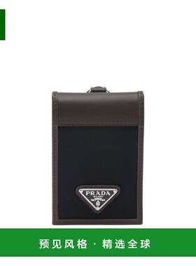 香港直邮PRADA 男士钱包 2MR0472DW3F0002 SS2026 黑色 